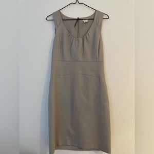 Light gray JCrew work dress. Size 2